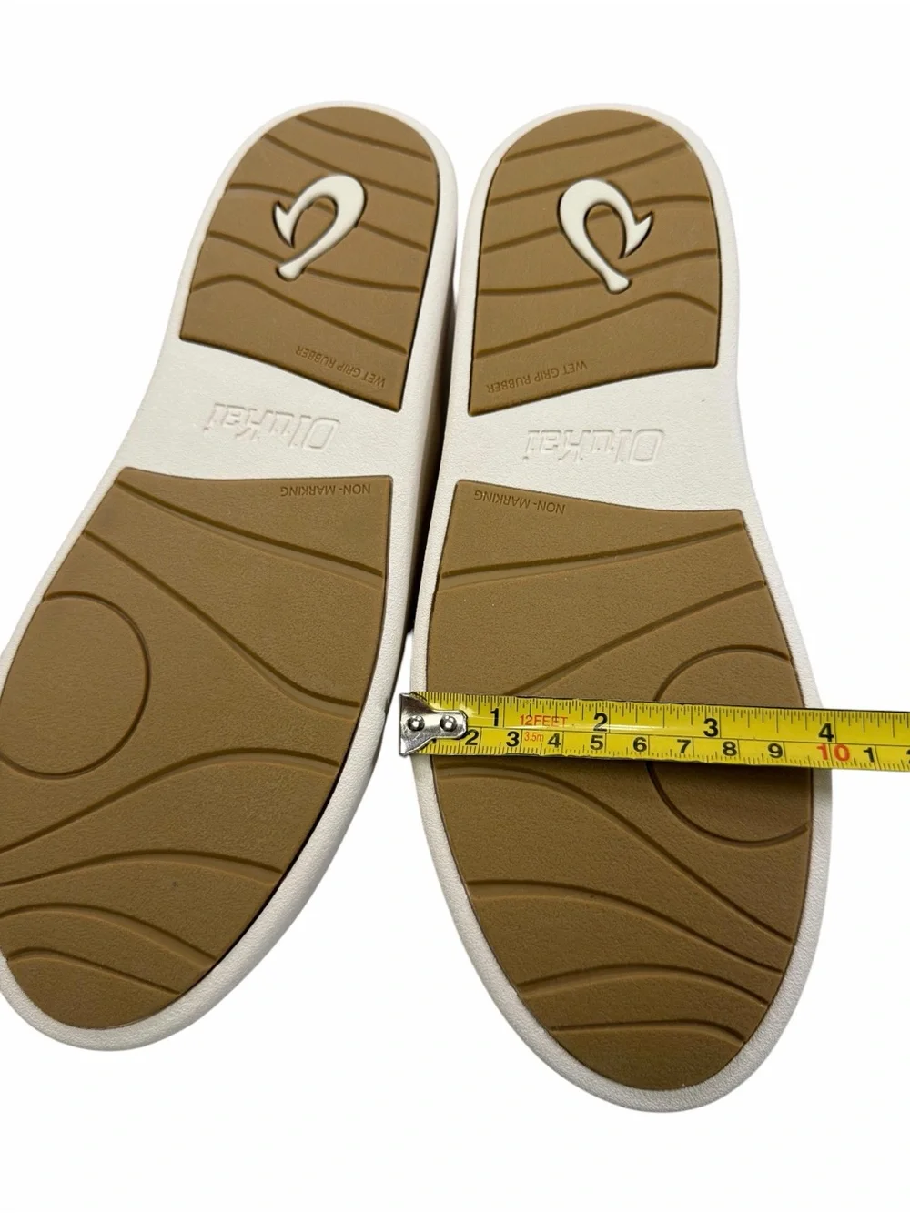 Olukai Kohu Canvas Sneakers in Off-White Color Women’s Size 10